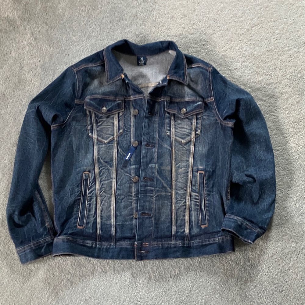 George Men's Dark Blue Denim Jacket